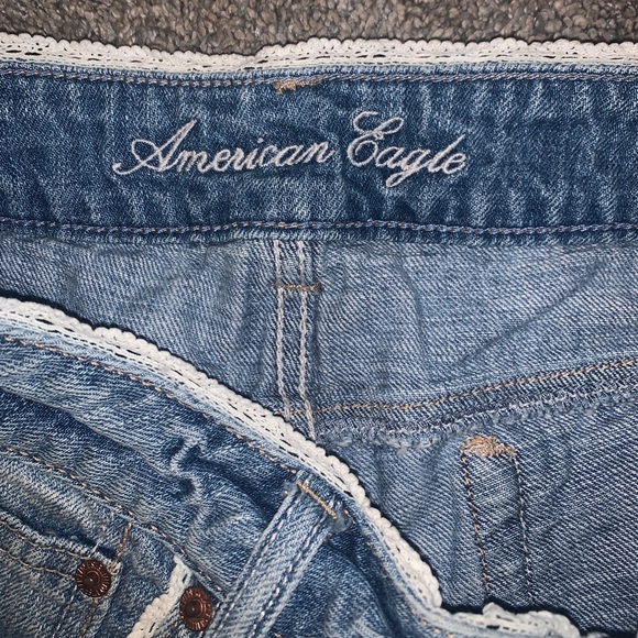AE DENIM MIDI SHORTS - Picture 3 of 4